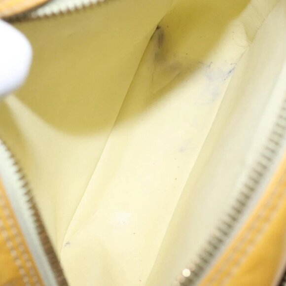 LOUIS VUITTON Monogram Vernis Wooster Shoulder Bag Yellow - Picture 14 of 15